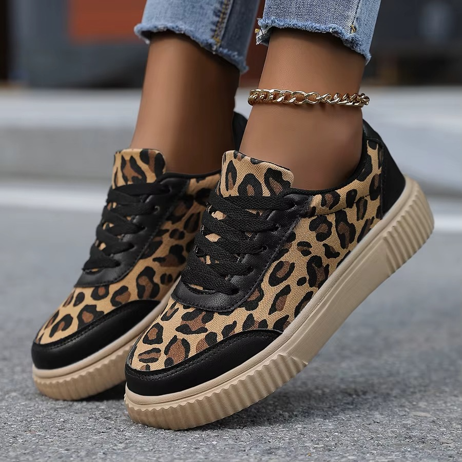 Tênis Leopardo Ortopédico